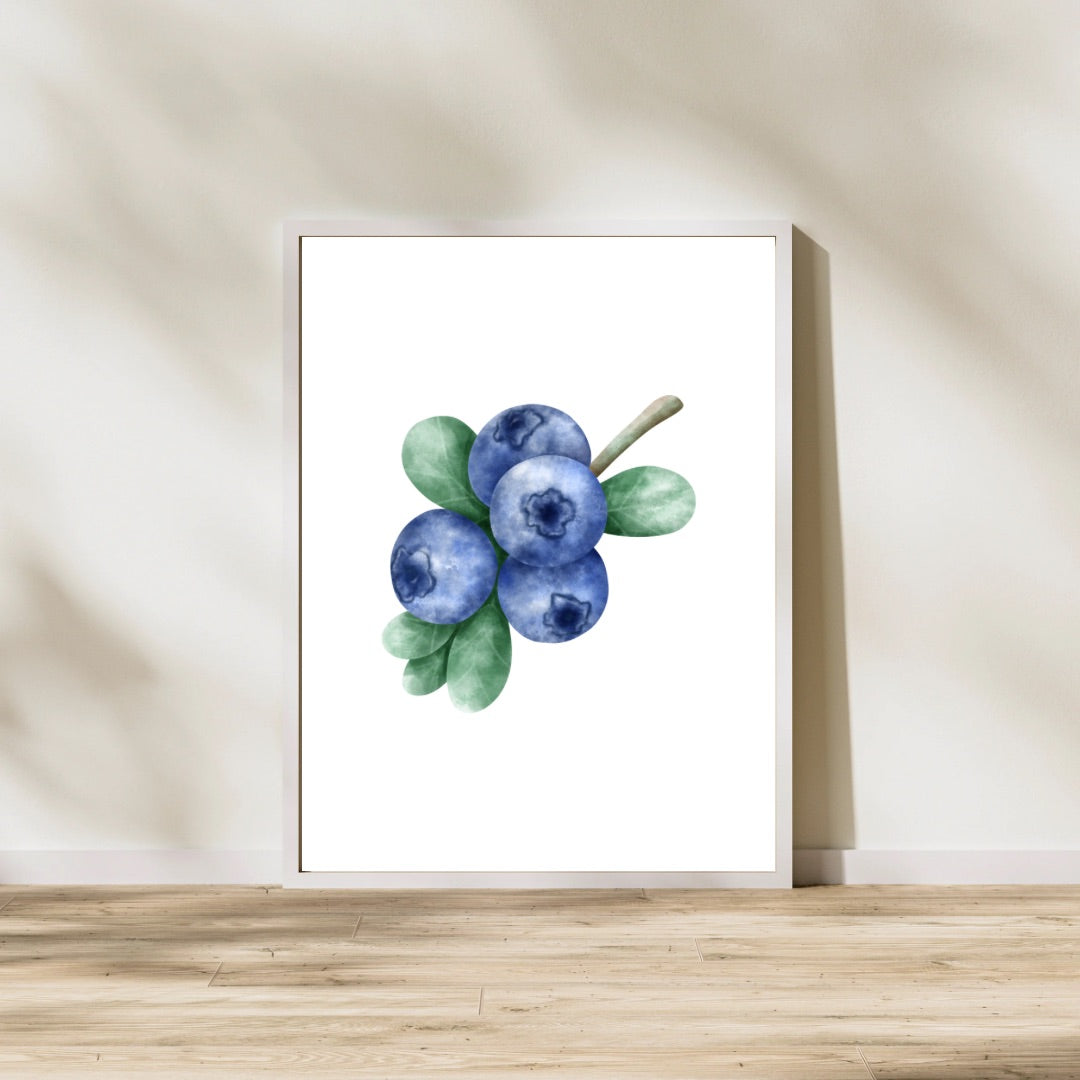Blueberry Print