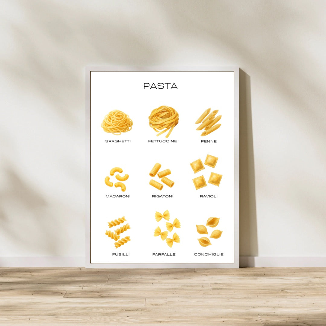 Pasta Shapes Print