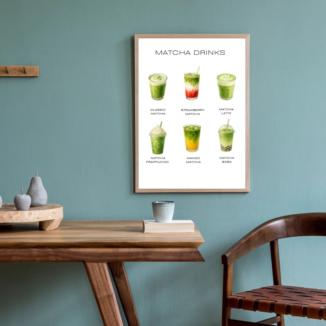 Matcha Drinks Print