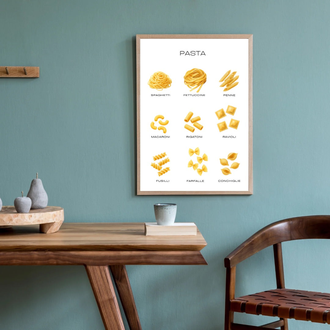Pasta Shapes Print