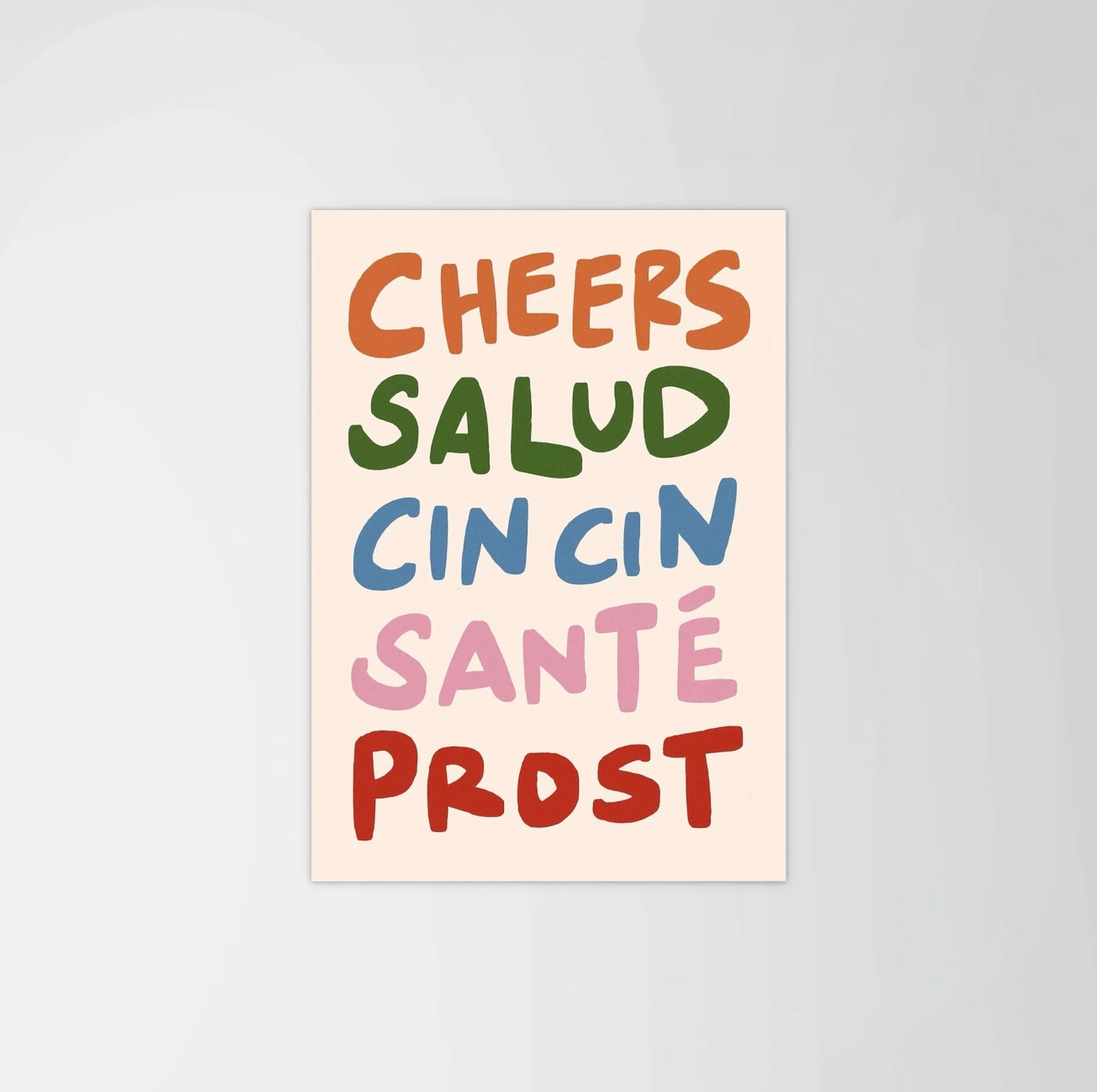 Cheers x5 Print