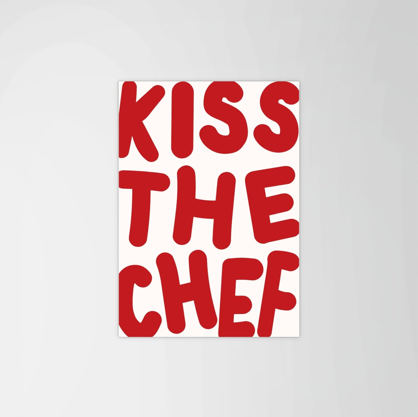 Kiss The Chef Print