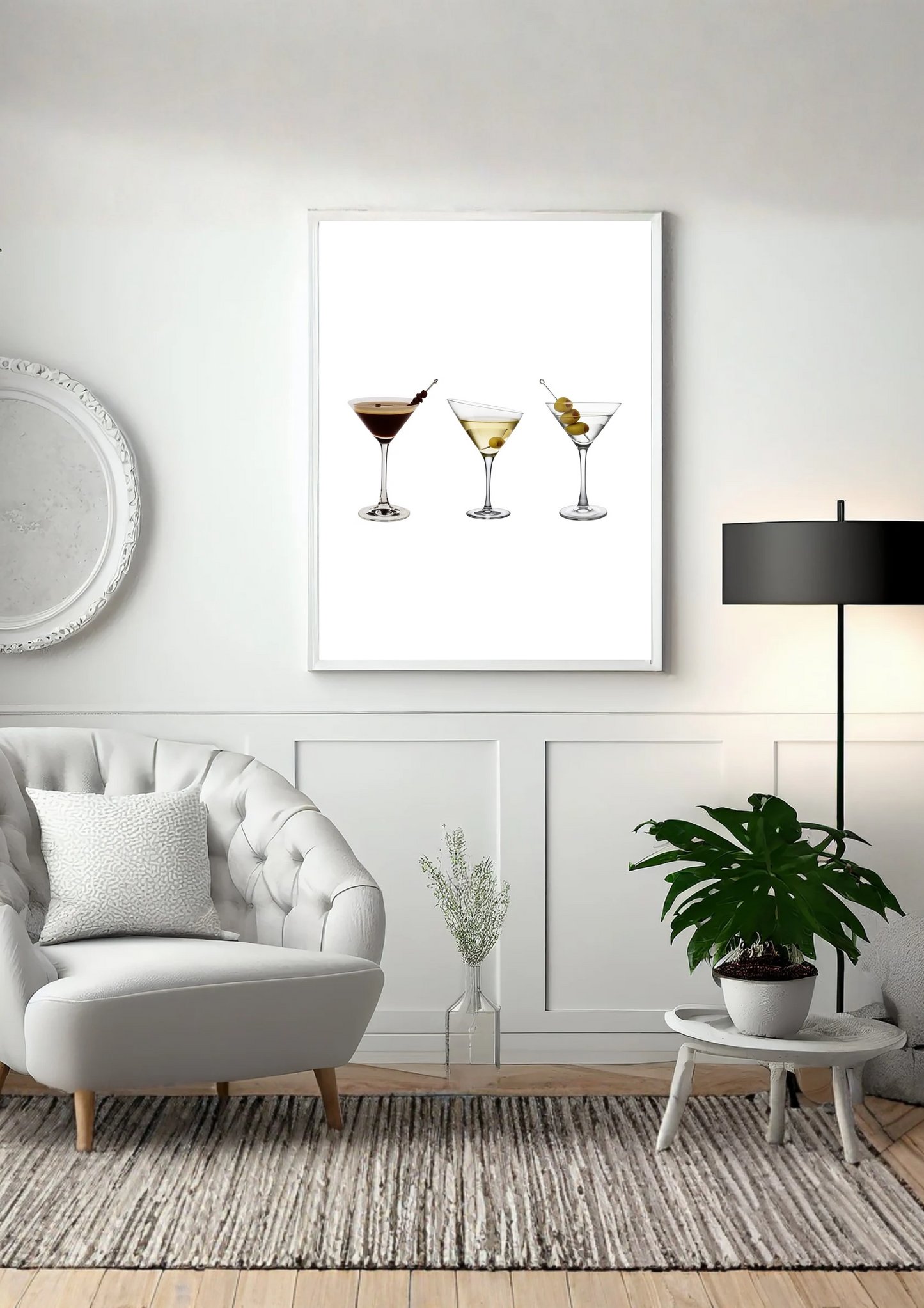 Three Cocktails Print