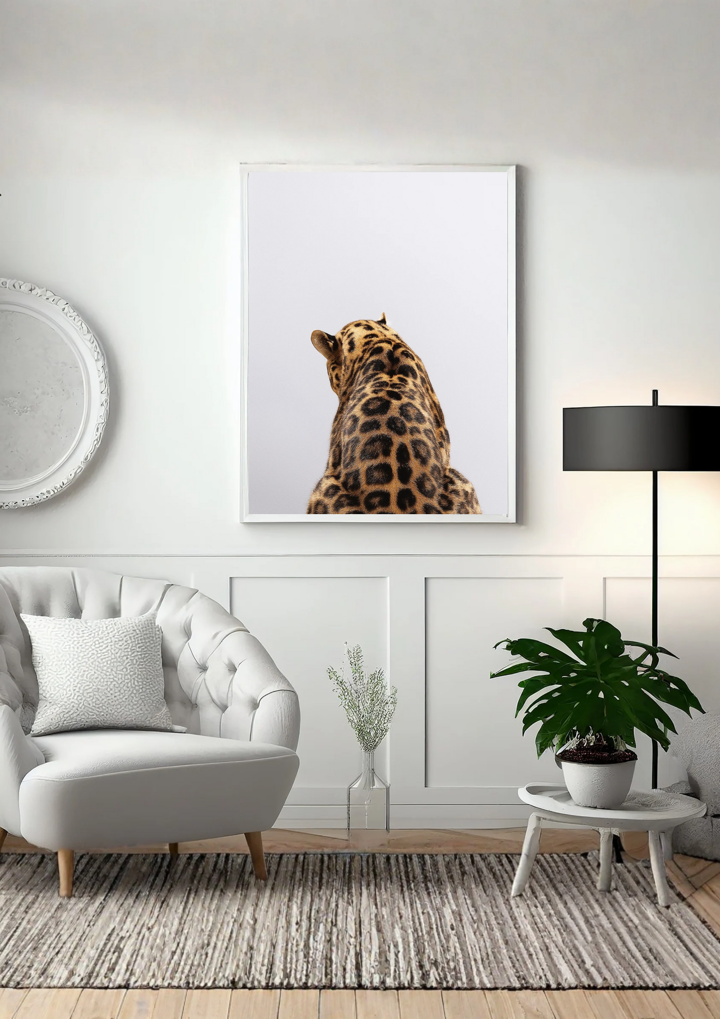 Leopard Back Print