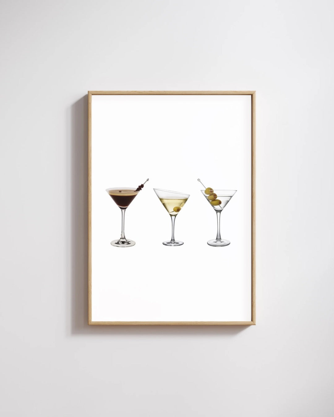 Three Cocktails Print
