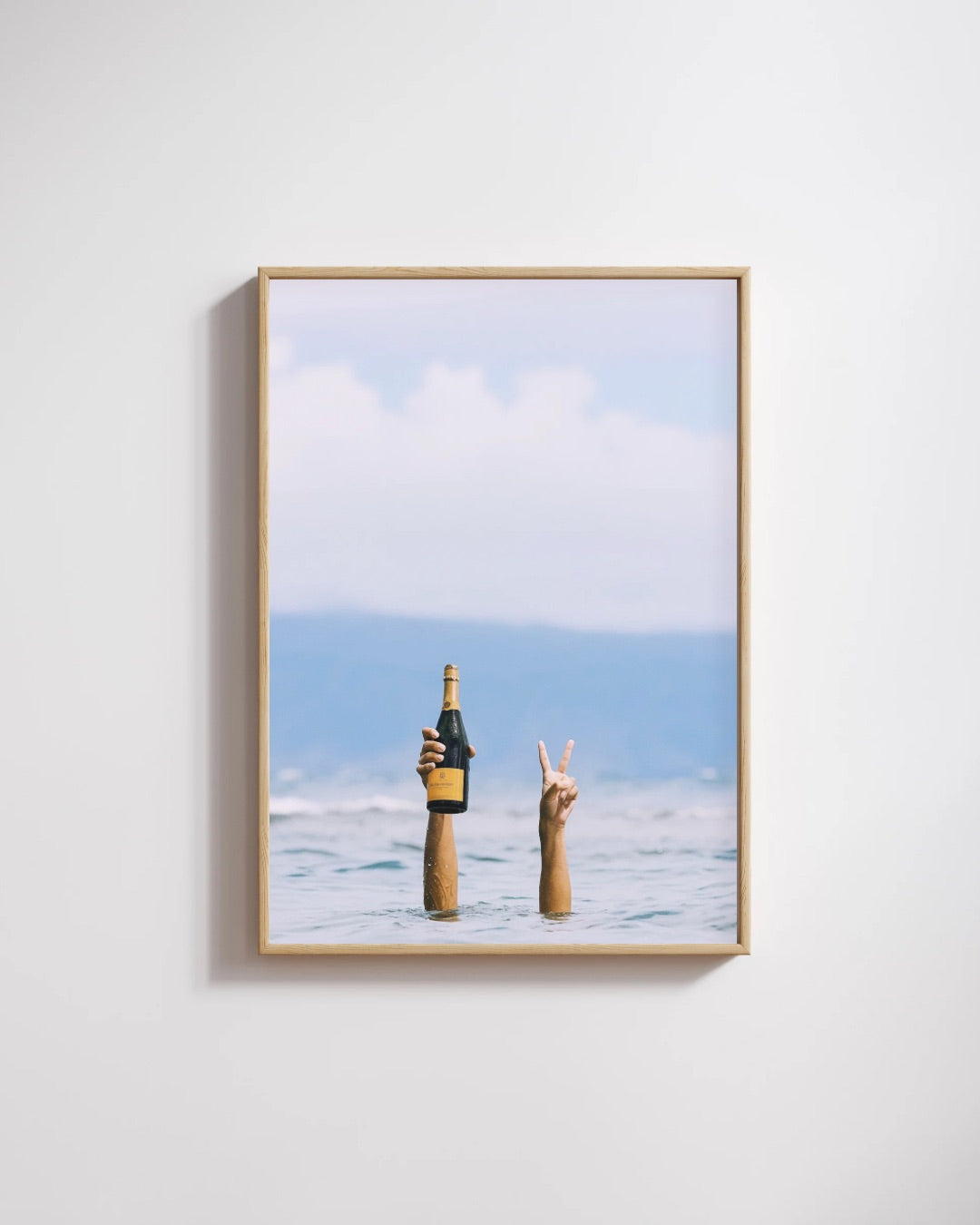 Champagne Peace Print