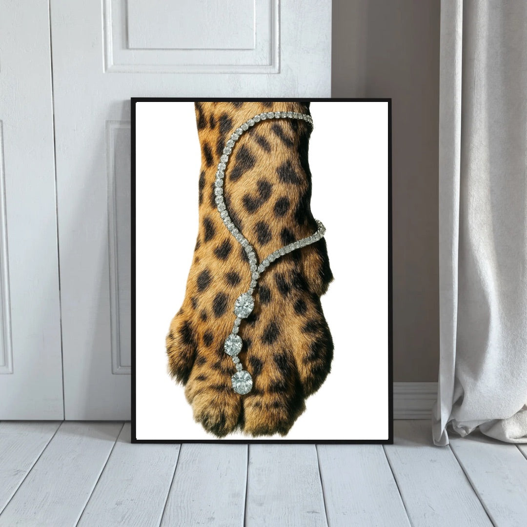 Leopard and Jewellery Print