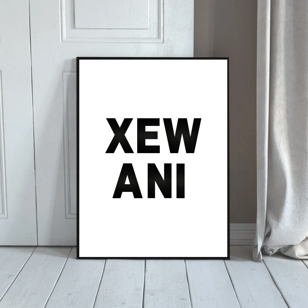 Xewani Greeting Print