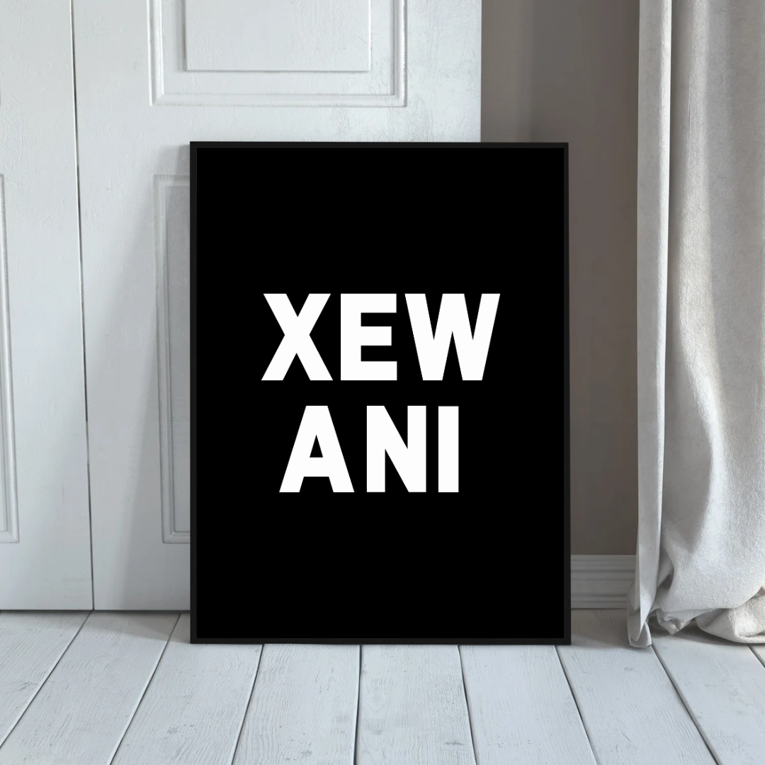 Xewani Greeting Print