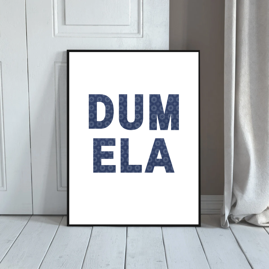 Dumela Greeting Print