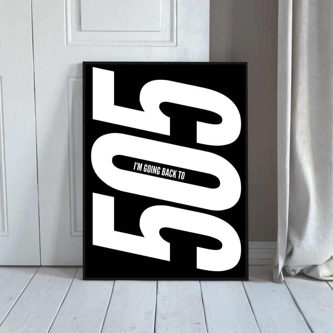 505 Lyric Print