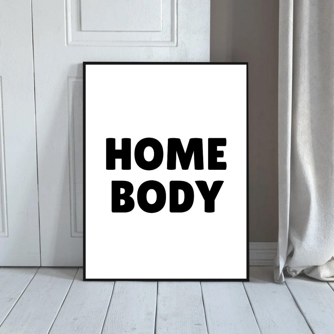 Home Body Portrait Print